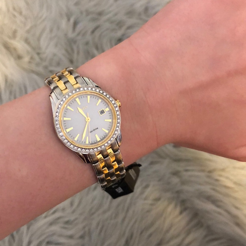 NWT Citizen Ladies Watch Eco Drive with Bling